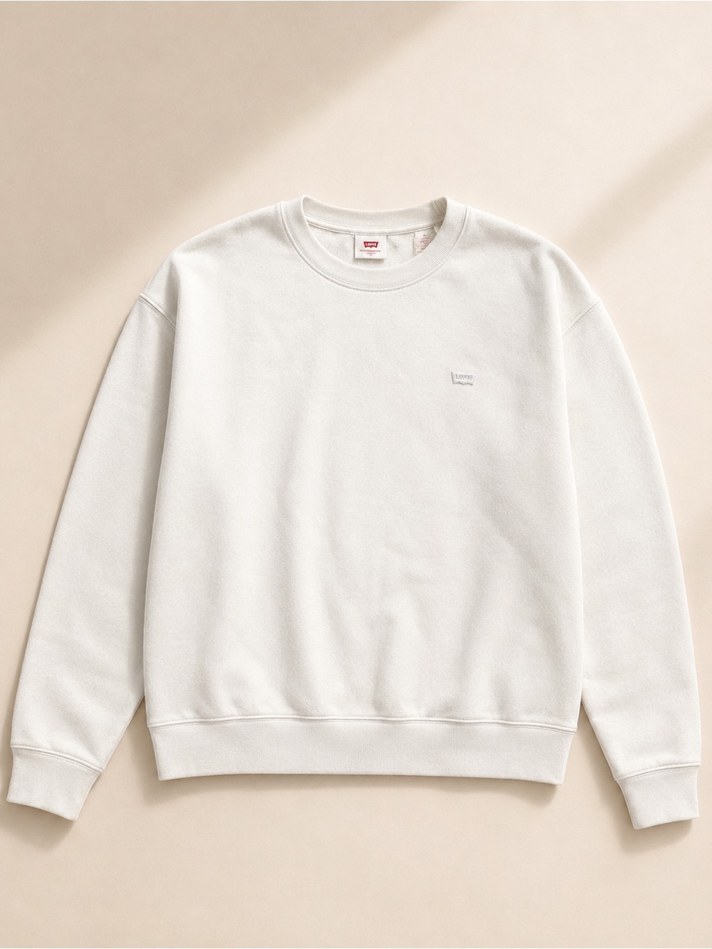 Levi's Men’s Off-White Crewneck Sweatshirt